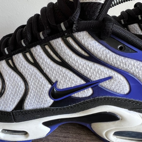 Nike Air Max Plus Black Persian Violet White Men's Shoe Size 9.5 #205 - Picture 8 of 11